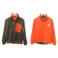 フェールラーベン FJALLRAVEN リバーシブル ジャケット ブルゾン フリース M オレンジ グレー /JS ■ECA006のサムネイル