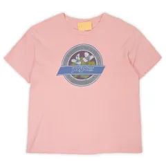 ジャンスポーツ JANSPORT 90s 90年代 プリントTシャツ フラワー 花 シングルステッチ 珍品 MADE IN USA アメリカ製 アウトドア ヴィンテージ 古着 メンズ Tシャツ・カットソー ピンク XL【中古】のサムネイル