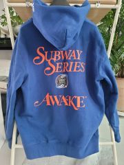 ニューエラ スウェット AWAKE NYヤンキース サブウェイシリーズ グレー