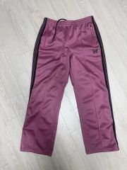 25AW Needles トラックパンツ ヒザデル ブラウン ピンク S - メルカリ