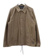 ピーエスポールスミス PS Paul Smith ツイード コーチジャケット XL ブラウン系 ハウンドトゥース 上着 アウターのサムネイル