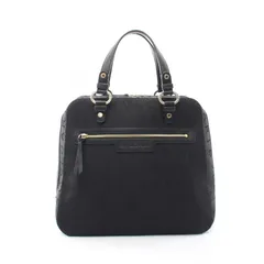 ブルガリ BVLGARI ハンドバッグ ロゴマニア ブラック キャンバス レザー ロゴマニア ハンドバッグ レディース Used Aのサムネイル