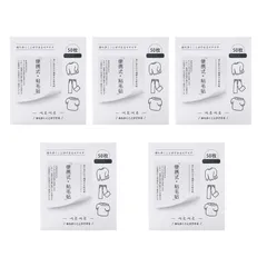 粘着クリーナー ペット用毛取り 50枚入り×5本セット 携帯サイズ 衣類用粘着クリーナー ミニタイプ ポケット収納可 犬猫の毛・ホコリ対策 持ち運び簡単