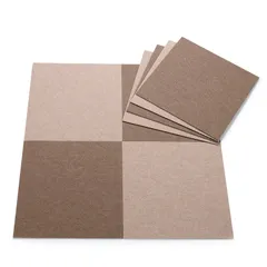 【日本製 撥水 消臭 洗える】サンコー ずれない タイルカーペット 30×30cm ブラウンセット 8枚 フラットタイプ おくだけ吸着 ジョイントマット KE-90のサムネイル