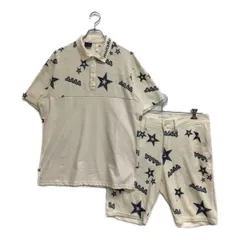 中古 メンズ ムータマリン muta MARINE セットアップ 3(L) 白 ホワイト ロックデュードコラボ パイル地 半袖ポロシャツ×ハーフパンツのサムネイル
