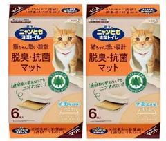 花王 ニャンとも清潔トイレ 脱臭・抗菌マット 6枚入り [猫用トイレ] ×２個のサムネイル