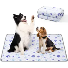 ペットシーツ 犬 猫用 洗える おしっこマット 吸水 防水 速乾 繰り返し使える トイレシーツ ペットマット 滑り止め 2枚セット エコのサムネイル