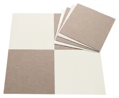 サンコー三つ葉(Sanko Mitsuba)【日本製 撥水 消臭 洗える】サンコー ずれない タイルカーペット 30×30cm ライトベージュアイボリー 8枚フラットタイプ おくだけ吸着 ジョイントマット KH-20のサムネイル
