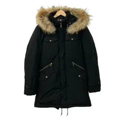 Burberry Black Label(バーバリーブラックレーベル) ダウンジャケット サイズM メンズ - 黒 長袖フード・ラクーンファートリム着脱可/冬のサムネイル