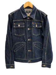 ラルフローレン RalphLauren POLO JEANS デニム ジャケット 青 JR-MJ-BM-1722 ジャケット ブルー Sサイズ 101MT-6468のサムネイル