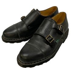 【希少美品】パラブーツ ダブルモンクPOE ビームスエフ別注 シボ革 25㎝ 希少美品】パラブーツ ダブルモンクPOE ビームスエフ別注 シボ革 25
