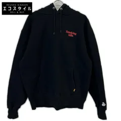 FR2　エフアールツー　ブラック Smoking kills パーカー　Lのサムネイル
