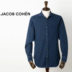 【50%OFF/定価36,300円】ヤコブコーエン 長袖デニムシャツ ブルー 国内正規品 イタリア製 Jacob Cohenのサムネイル