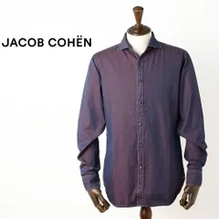 【50%OFF/定価39,600円】ヤコブコーエン コットンデニムシャツ パープル 国内正規品 イタリア製 Jacob Cohenのサムネイル