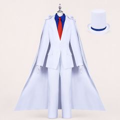 名探偵コナン 怪盗キッド 風 コスプレ衣装 Lサイズ マント シルク