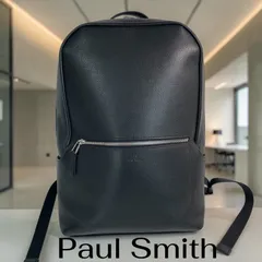 美品　Paul Smith レザー バックパック ブラック ビジネスバッグのサムネイル