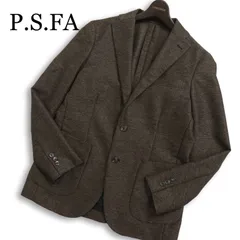 P.S.FA パーフェクトスーツファクトリー 春夏★ アンコン テーラード ジャケット Sz.M メンズのサムネイル