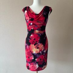 新品同様♡ カルバンクライン 薔薇 ワンピース US10 大きいサイズ
