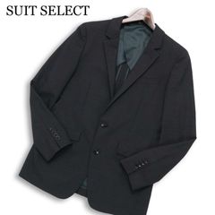 スーツセレクト】 テーラードジャケット シルク混 スーツ ネイビーA6