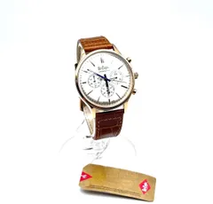 未使用 Lee Cooper リー クーパー LC06293 .434 クロノ グラフ ローズ ゴールド SEIKO セイコー ムーブメント 本革 レザー ベルト メンズ ウォッチ 腕時計 ④のサムネイル