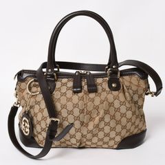 GUCCI グッチ ホースビット GGキャンバス ワンショルダーバッグ