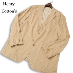 Henry Cotton's イタリア製テーラードジャケット 麻(リネン)混 - メルカリ