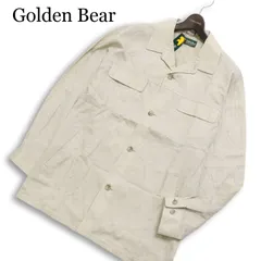 【新品 未使用】 Golden Bear ゴールデンベア 麻 リネン混★ ピンストライプ ジャケット M-43 Sz.LL メンズ 大きいサイズのサムネイル