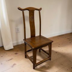 T1688☆展示品☆螺鈿細工 花梨 唐木 透かし彫り 中国美術 アームチェア