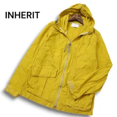 INHERIT インヘリット 春夏 麻 リネン★ フーディー ジップ マウンテンパーカー ジャケット Sz.M メンズのサムネイル