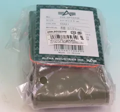 SANWA SUPPLY サンワサプライ ■ iPhoneポーチ カラビナ付 アルファデザイン MA-1 デジカメ収納 200-SPC024K カーキ タグ付（廃止完売品）のサムネイル