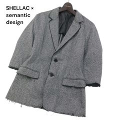 SHELLAC Semantic design 総柄 L Y2K V系 - メルカリ