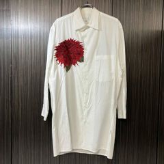 KENZO フラワー柄 長袖シャツ ホワイト 中古 古着 オールド - メルカリ