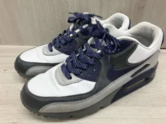 通年 NIKE ナイキ スニーカー Cl5646-100 AIR MAX 90 NRG ローカット LAHAR ESCAPE メンズ レザー シューズ   29cm ホワイト×ネイビーのサムネイル