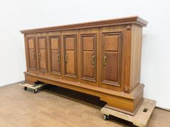 極美品 臼井家具工芸「十万石印」下駄箱 シューズボックス/靴箱 幅