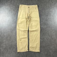 名作】オアスロウ orSlow ペンキ加工 ファティーグ ベイカーパンツ 1