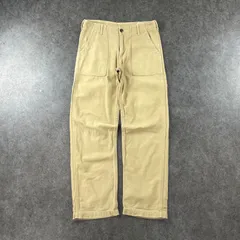 or slow US ARMY FATIGUE PANTS オアスロウ サンド バックサテン ファティーグ パンツ ベイカー ベージュ メンズのサムネイル