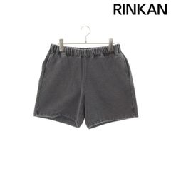 極美品 クルチアーニ 極上ウール調ショートパンツ ネイビー ドロー