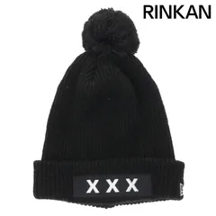 ゴッドセレクショントリプルエックス ×ニューエラ New Era ボックスロゴニットキャップ帽子 メンズのサムネイル