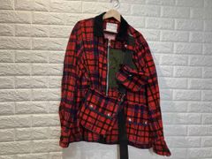 2022年春夏サカイ バッファローチェックブルゾン sacai - メルカリ