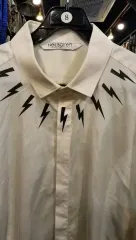 ニール バレット 白 雷 プリント シャツのサムネイル
