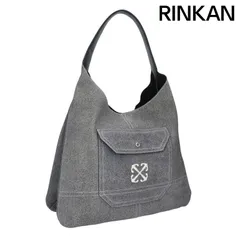 オフホワイト  METROPOLITAN TOTE/OMNA20AF24LEA0011001 メトロポリタンアローロゴ刺繍トートバッグ メンズのサムネイル