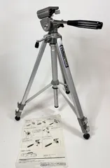 Velbon ベルボン VGB-3DX ビデオ三脚 3ウェイ雲台 カメラ三脚 説明書付のサムネイル