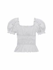 新品未着用 yo BIOTOP cupro gather puff blouse - メルカリ