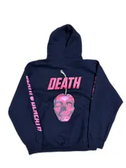 【MILKBOY】DEATH チェリースカル パーカー 黒 Lのサムネイル