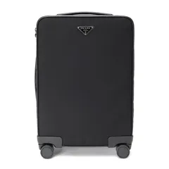 プラダ / PRADA　Re-Nylon x サフィアーノレザー トロリー / スーツケース　2VQ005　ナイロン　ブラック 【中古】のサムネイル