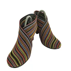 ユナイテッドヌード UNITED NUDE Fold Hi ストライプ マルチカラー ショートブーティ  レディース JPN：37 のサムネイル