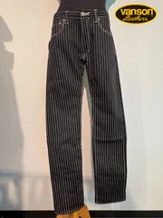 VANSON　スターリフレクタープリントパンツ　ジーンズ　WABASH　ウォバッシュ　34インチ　バンソン　メンズ　アメカジ　バイク　バイカー　ロック　ストリート　カジュアル　ハーレー　ツーリング　アウトドア　ペインター　ボトムスのサムネイル