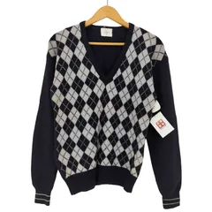 ワイズフォーメン Ys for men L.Q. Y'S FOR MEN アーガイル柄 Vネックニット メンズ 表記無 のサムネイル
