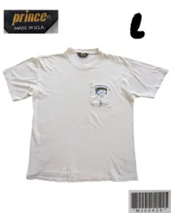 USA製Prince プリンス白Tシャツ Lシングルステッチ　MJ00426のサムネイル