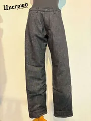 UNCROWD WINTER RIDE PANTS BLACKINDIGO 黒 デニム ジーンズ パンツ